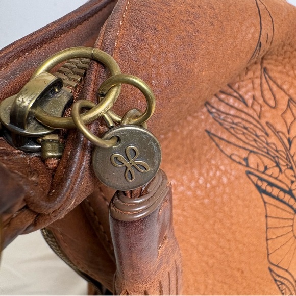 HOBO Inked Hide Collector’s Edition 2018 Feathers Convertible Backpack Bag Purse - Picture 11 of 16